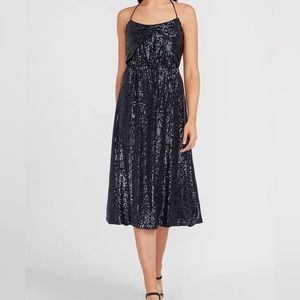 Dark blue sparkly dress
